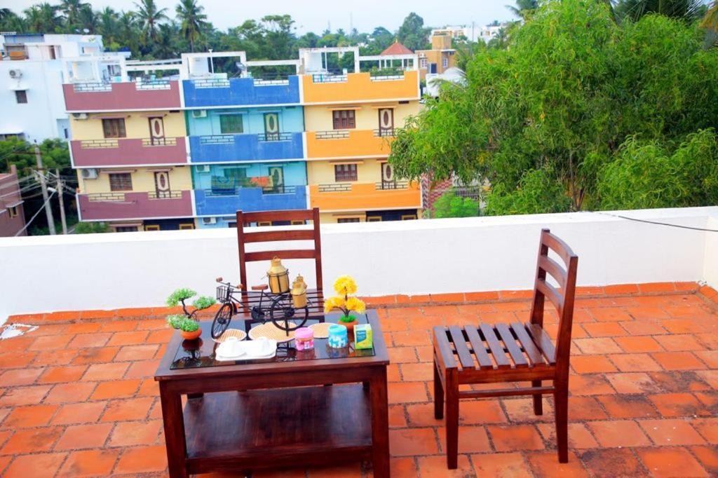 Mp Villa - Lovely Furnished Appartment Pondicherry Exterior foto