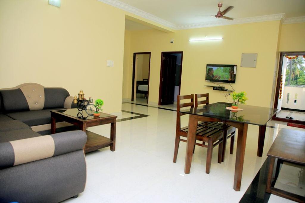 Mp Villa - Lovely Furnished Appartment Pondicherry Exterior foto